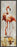 FLAMINGO V 22L X 28H Floater Framed Art Giclee Wrapped Canvas