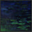 BLUE POOL I 28L X 28H Floater Framed Art Giclee Wrapped Canvas