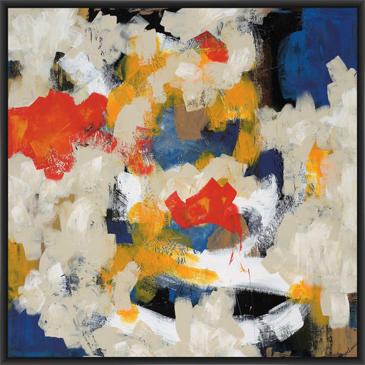 PRIMARY FORCE 28L X 28H Floater Framed Art Giclee Wrapped Canvas