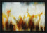 Field of Golden Blossoms 28L X 22H Floater Framed Art Giclee Wrapped Canvas