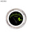 Fuel level Gauge-Mudflap Green Text Black Black Modern Needles Chrome Trim Rings Style Kit Installed