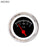 Fuel level Gauge-Competition Black Red Vintage Needles Chrome Trim Rings Style Kit DIY Install