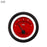 Fuel level Gauge-Tribal Red Black Modern Needles Black Trim Rings Style Kit DIY Install