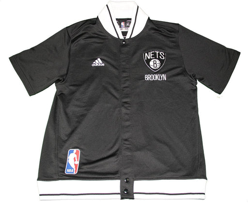 Bojan Bogdanovic Brooklyn Nets 2015-16 Game Used #44 Black Warmup Short Sleeve Jacket (Size XL) (12/12/2015 vs. Los Angeles Clippers)