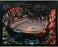 Tom Brady/Terry Bradshaw/Joe Montana/Eli Manning Signed Metlife Stadium Canvas (Signed By Hauser) w/ SB MVP inscriptions (LE of 25)(Unstretched)
