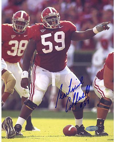 Antoine Caldwell Alabama Pointing At The Line 16x20 Photo