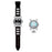 Batman Logo Gray Bullet Black Rubber Strap Watch with Lights
