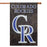 MLB Colorado Rockies Applique Banner Flag