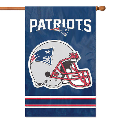 NFL New England Patriots Applique Banner Flag