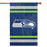 NFL Seattle Seahawks Applique Banner Flag