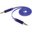 3FT 3.5MM FLAT CABLE BLU