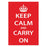 Keep Calm Tin Sign                                          