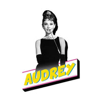 Audrey Hepburn Breakfast at Tiffany's Funky Chunky Magnet