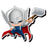 Avengers Thor Chibi Funky Chunky Magnet                     