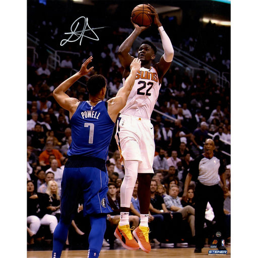 DeAndre Ayton Signed Phoenix Suns NBA Debut 16x20 Photo 
