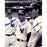 Yogi Berra Moose Skowron Hank Bauer B/W 8x10 (3) sigs Vertical Photo