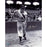 Yogi Berra Signed Bat on Shoulder Vertical B/W 11x14 Photo