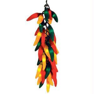 Multi-Color Chili Pepper Cluster Lights