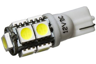 9 LED 12V Cool White Wedge Bulb (360 )