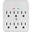 6OUTLET SURGE WHT