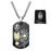 Avengers Iron Man Steel Dog Tag and Chain Necklace          