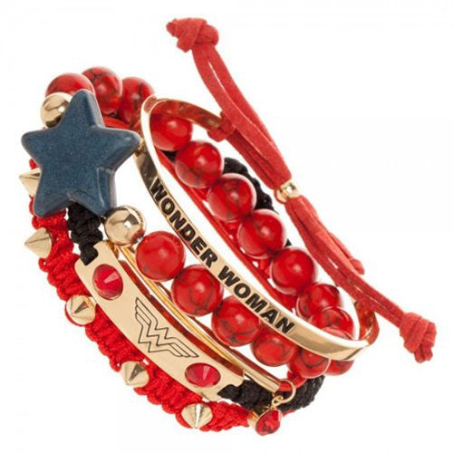 Wonder Woman Arm Party Bracelet Set                         