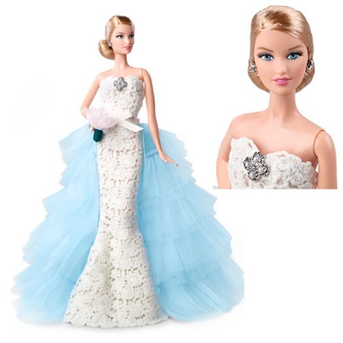 Barbie Oscar De La Renta Gold Collector Doll