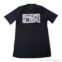 Spencer Dinwiddie Brooklyn Nets Game Used #8 Black History Month Home Warm Up Black T-Shirt (L)