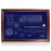 Framed Replica Old Yankee Stadium Blueprint with Dirt Capsule (20x32 Cherry Frame)