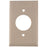 SINGLE FLUSH WALL PLATE