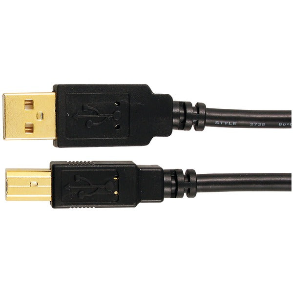CABLE USB MALE A-B 6'