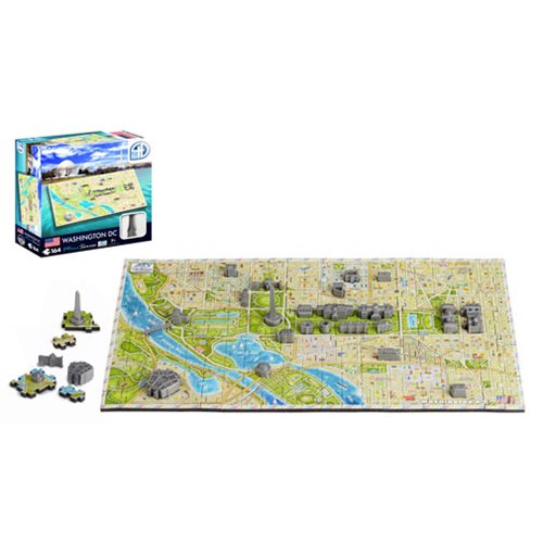 Washington DC USA Mini 4D Puzzle                            