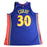 Stephen Curry Signed Mitchell and Ness Golden State Warriors Navy 2009-10 Rookie Season Swingman Replica Jersey