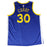 Stephen Curry Signed Golden State Warriors Nike Dri-FIT Men's Swingman Icon Jersey - Royal (On Court Style with Rakuten logo)