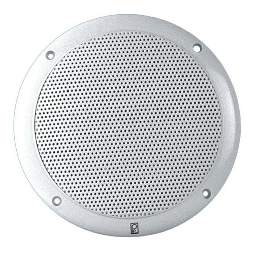 PolyPlanar 4" 2-Way Coax Integral Grill Marine Speaker - (Pair) White