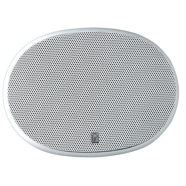 PolyPlanar 6" x 9" 3-Way Platinum Oval Marine Speaker - (Pair) White