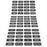 Blue Sea 8214 Black Small Format Label Kit - 60 Labels