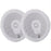 PolyPlanar 6" Titanium Series 3-Way Marine Speakers - (Pair)White
