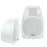 Boss Audio MR30 2-Way Marine Box Speakers - (Pair) White