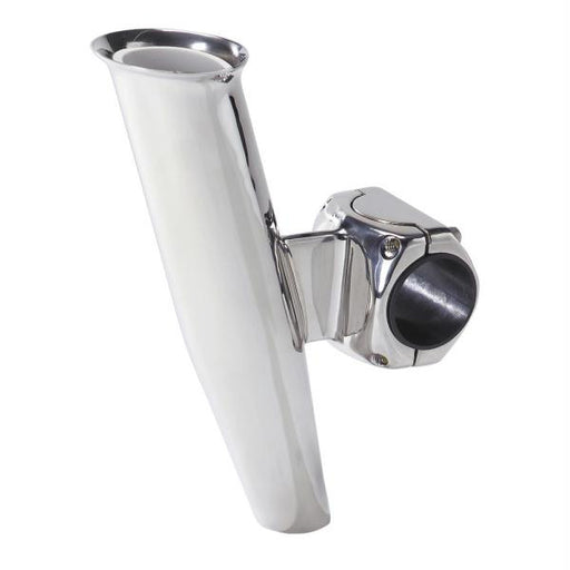 C.E. Smith Mid Mount 2-Way Clamp Rod Holder - Silver - 1-1-2"
