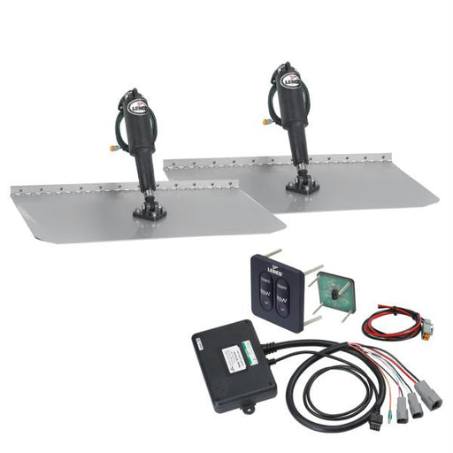 Lenco 12" x 18" Standard Trim Tab Kit w-Standard Tactile Switch Kit 12V