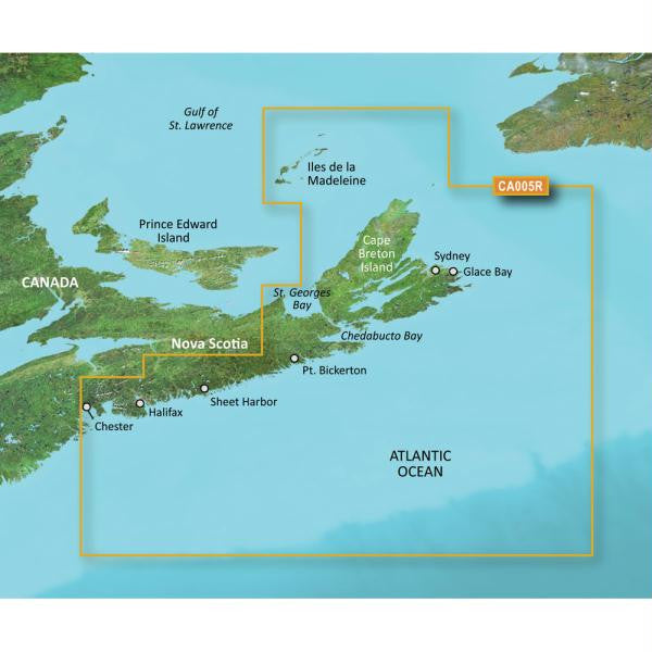 Garmin BlueChart&reg; g2 Vision&reg; - VCA005R - Halifax - Cape Breton -microSD-SD