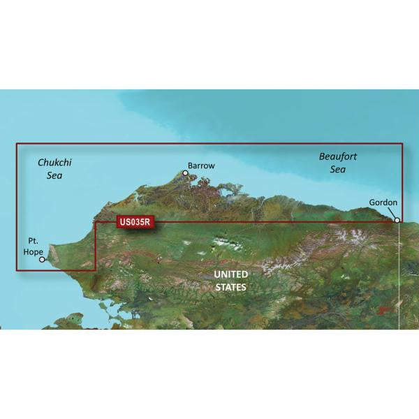Garmin BlueChart&reg; g2 Vision&reg; - VUS035R - North Slope Alaska - microSD-SD