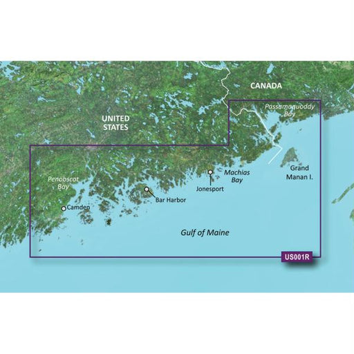 Garmin BlueChart&reg; g2 Vision&reg; - VUS001R - North Maine - microSD-SD