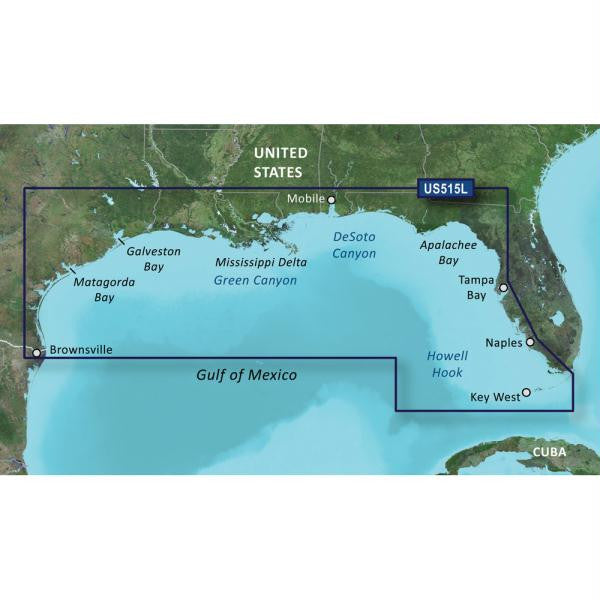 Garmin BlueChart&reg; g2 Vision&reg; - VUS515L - Brownsville - Key Largo - micSD-SD