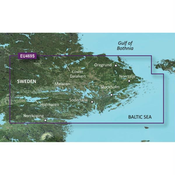 Garmin BlueChart&reg; g2 Vision&reg; - VEU469S - Stockholm & Mälaren - SD Card