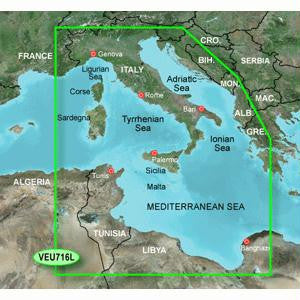 Garmin BlueChart&reg; g2 Vision&reg; - VEU716L - Central Mediterranean - microSD-SD