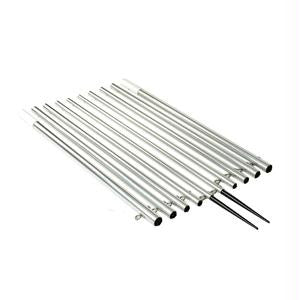 Lee's 16' Extra Strong Bright Silver Outrigger Poles 1 3-4"
