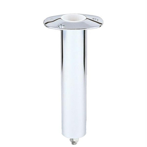 Lee's 0° Stainless Steel Swivel Base Flush Mount Rod Holder - Medium - 2" OD X 6.5" Tube f- Small Bent Butts