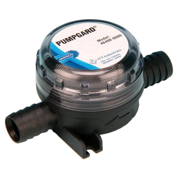 Jabsco Pumpgard In-Line Strainer 3-4" Barb (Low Profile)